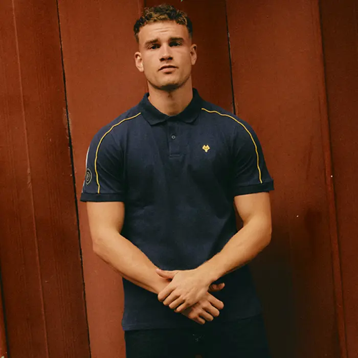 Wolverhampton Wanderers Shirt Store | Terrace Polo – Navy Collection Wolverhampton Wanderers Official Gear
